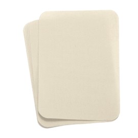 MECCANIXITY 6 Pcs Iron on Patches Fabric Repair Patch 4"x3" Patches for Clothes Iron on Patches for Jeans, Bags, Sofa,Tent Beige