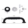 Grab Bars for Shower,12 Inch Grab Bars for Bathtubs and