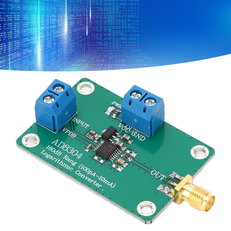 RF Logarithmic Detector Logarithmic Amplifier Multiplier Detector Module 160dB 100pA-10mA