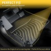 top-automall 3D Alfombrillas de goma TPE para Ford Focus 2012