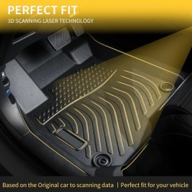 top-automall 3D Alfombrillas de goma TPE para Ford Focus 2012 2013 2014 2015 2016 2017 2018