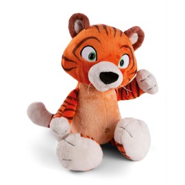 NICI Cuddly Toy Tiger Mandarina 35 cm - Plush Toy with Glow in the Dark Eyes for Cuddling and Loving, Soft Toy Made from Recycled Materials - 49794