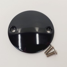 Gloss Black Smooth Aluminum Timer/Timing Cover for 2017+ Harley M8 Touring (Electra Glide, Road Glide, Street Glide, Road King) & 2018+ Harley Softail M-Eight, Includes Hardware, Replaces HD# 25600098