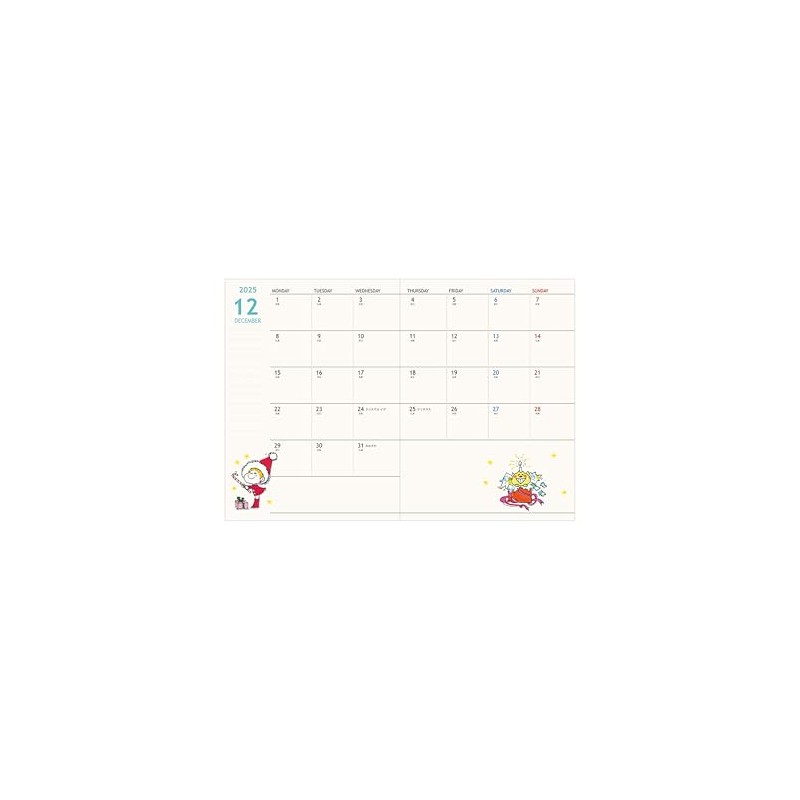 Sunstar Stationery Ado Mizomori Notebook Monthly A6 White S2958376