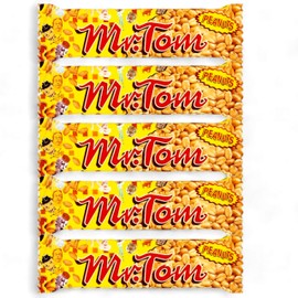 Mr. Tom Peanuts Caramel Bar - 5 Bars x 40g