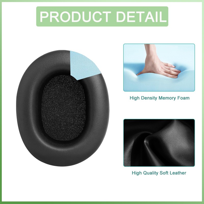 hopopower Replacement Ear Pads for Sony MDR-7506 MDR-V6 MDR-V7 MDR-CD900ST