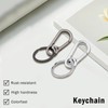 Tienyuu Metal Keychains with Key Ring Holders – 4-Piece Set
