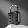 6 Digit Password Lock, Black Electronic Combination Lock Outdoor, School