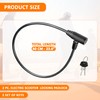 E Scooter Lock Double Security 2 Pieces Steel Cable Durable