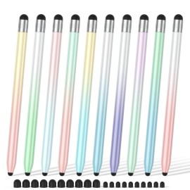 Dilizu Stylus Pen for Touchscreen, 10Pcs High Sensitivity & 10 gradient colors