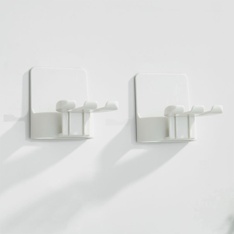 2 PCS Self-Adhesive Toothbrush Holders Wall Mounted, Water Proof Toothbrush
