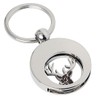 Jadani High Quality Keyring with Shopping Trolley Token, Deer
