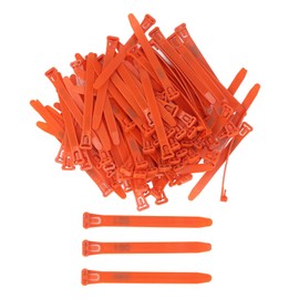 Chicken Leg Rings & Identification Bands (Reusable 1-100 Numbers) for Duck, Chicken, Pigeon, Goose & Gamefowl (Orange)