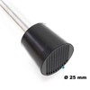 Floor Door Stop Pedal Door Stopper 33-59 mm Stainless Steel