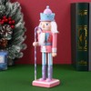 JECOMPRIS Christmas Soldier Nutcracker Decoration Wooden 25 4 cm Nutcracker