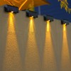 Solar Wall Light Warm Light IP67 Waterproof Multifunctional Eco Friendly