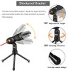 Micrófono para PC con Soporte Micrófono Condensador Semiprofesional con Tripié,