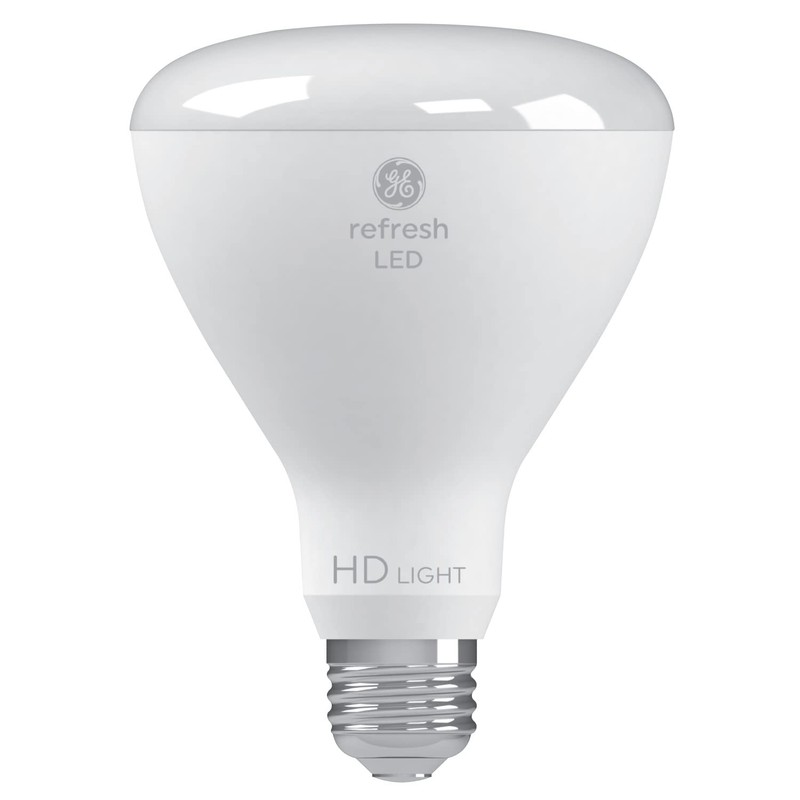 GE Refresh LED Light Bulbs, 65 Watt, Daylight, BR30 Indoor