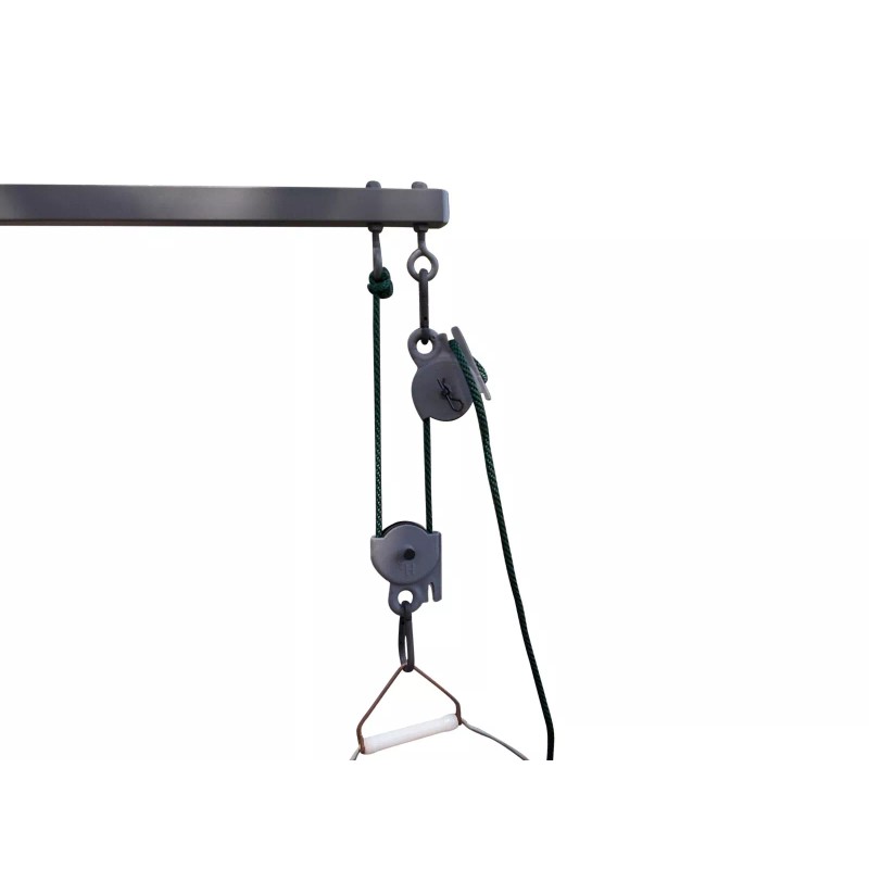 BullsEye OutDoors Bucket Feeder Hanger with Bracket and Locking Pulley