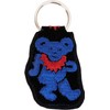 Square Deal Recordings & Supplies Embroidered Fabric Keychain - Blue