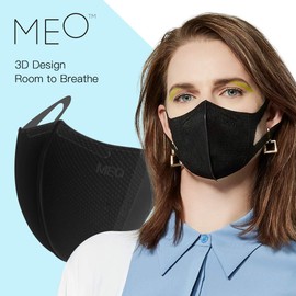 Meo X Adults - Disposable and Adjustable Face Mask | 15 PCS, Medium, White| Safe, Breathable, Comfortable, Fashionable | Manuka Oil for Calming