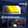 Nacowo Motorcycle Auxiliary LED Fog Lights Driving Light Spotlight with