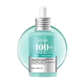 ANUA PDRN Hyaluronic Acid Capsule 100 Serum, 1.7 fl oz (50 ml), Large Capacity Serum, Moisturizing, Skin Texture, Shiny, Light Light, Moisturizing, Pdrn Hyaluron Serum, High Density Essence, Dry Skin