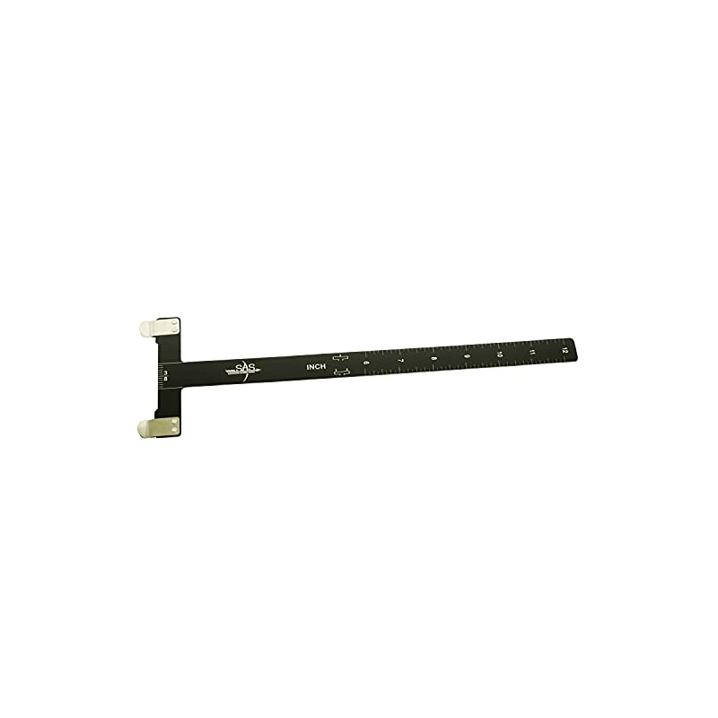 SAS Archery Bow T-Square Tool String Measurement (Black)