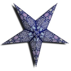 GalaxyArts - Chakra (Blue, Medium) - Paper Star Lantern
