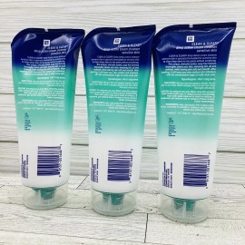 CLEAN & CLEAR 3 Pack Clean & Clear Oil-Free Deep Action Cream Cleanser Sensitive, 6.5 oz Each