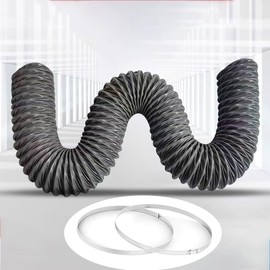 Tyvok Air Duct 125mm*10m Laser Engraver Smoke exhaust hose/Vent hose/Smoke exhaust pipe/Ventilation duct/Exhaust vent tube Cooling duct 4.92 inch*32.81 ft