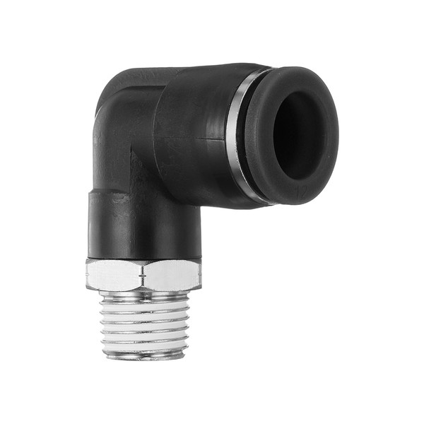 sourcing map Push to Connect Fittings Male Elbow 1/2 Inch