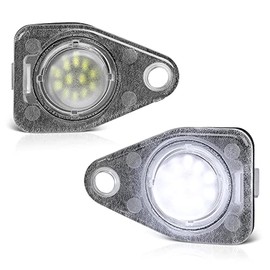 VIPMOTOZ Full LED License Plate Tag Lights Lamps Compatible With 2003-2014 Expedition 2004-2007 Monterey Freestar Freestyle 1996-2005 Taurus Left Right Pair Set