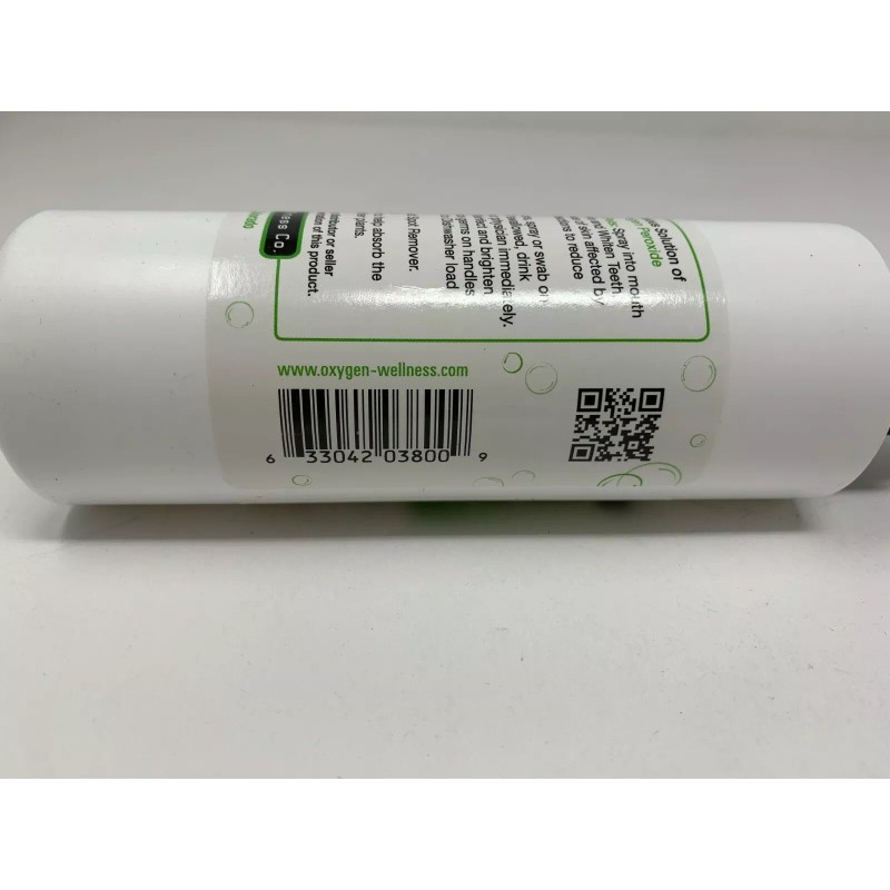 Oxygen Wellness Co. H2O2 Hydrogen Peroxide Food Grade 3% 8