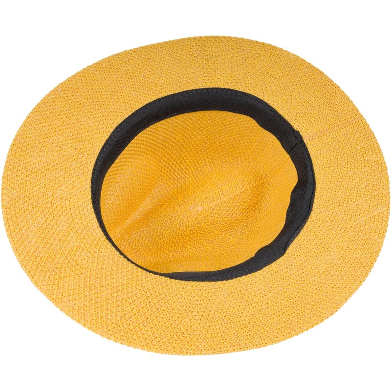 styleBREAKER Women's Panama Sun Hat with Thin Hat Band, Straw