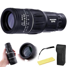 BDSHUNBF 16x52 Monocular Telescope High Power, Monoculars for Adults with Bak4 Prism and FMC Lens, Waterproof Compact Monoculars for Bird Watching Traveling Hunting Camping