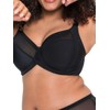Curvy Kate Womens Wonderfully Full Cup Balconette Bra, Black, 36H