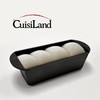 Cuisiland Rectangular Cast Iron Bread Loaf Pan, Heavy Duty 11x4.75x4,25"