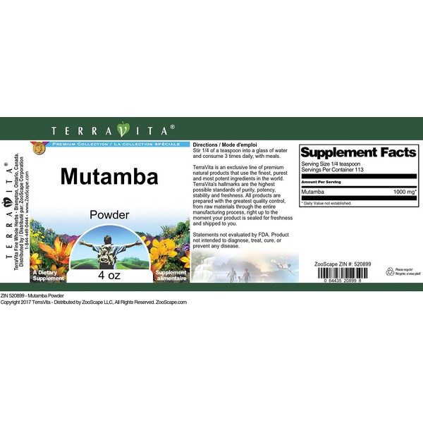 Mutamba Powder (4 oz, ZIN: 520899) - 3 Pack