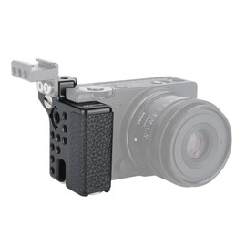 NICEYRIG Side Handle Leather Non-slip Grip for SIGMA FP/FPL Camera, with 1/4’’ ARRI 3/8” Threaded Holes