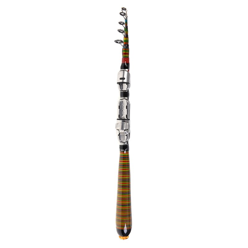 1.2M 3.94FT Telescopic Fishing Rod Travel Spinning Lure Rod Raft
