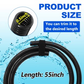 2932749159 Drain Hose 4-1/2' Length Replacement For All Dometic RV Refrigerators