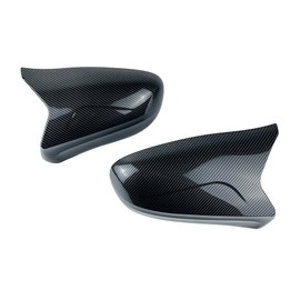 SIPIDEAUT Side Mirror Cover Cap Rear View Mirror Cover Caps Compatible with Lexus IS IS250 IS350 2006-2012,Compatible with Lexus ES ES250 ES350 2009-2013,Without Turn Signal Light (Carbon Fiber Style)