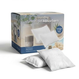 iN Dehumidifier Bags – Refillable Moisture Absorber Refills – Fresh Linen Scent, Condensation Bags for Damp, Mould & Condensation Control in Home, Wardrobe, Bathroom & Cars (Bags)