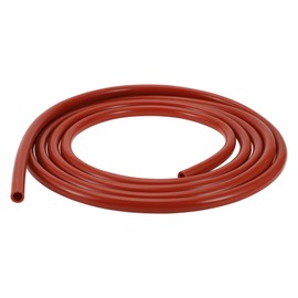 Hihaha Silikon-Vakuumschlauch für Automobil-Vakuumsysteme Hochtemperatur 10Ft 1/2" 12mm ID 2,5mm Dicke 1 Stück Rot