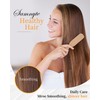 Slick Back Hair Brush, Hair Wax Stick Set - Boar