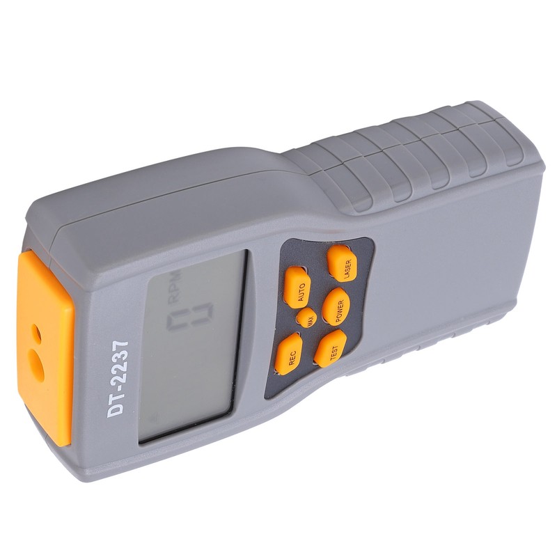 Laser Tachometer 2Gear NonContact LCD Digital Display HighAccuracy Speed Measuring
