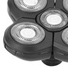 Electric Beard Shaver 5 Blade Rotating Head Waterproof Accessory Replacement