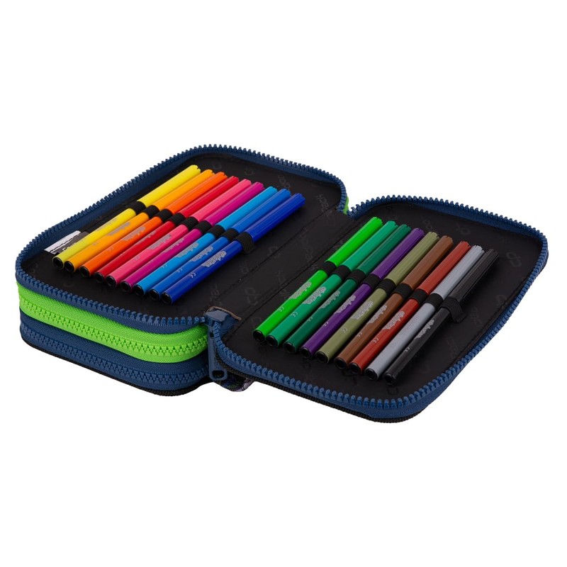 Coolpack F067824 Jumper 3 Monster Team Pencil Case Multi-Coloured