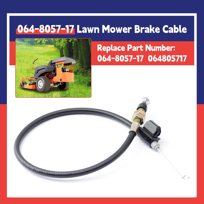 Dusledel 064-8057-17 Lawn Mower Brake Cable Replacement for Bad Boy